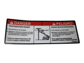 1703935 Decal, Danger (Dom2) | JLG